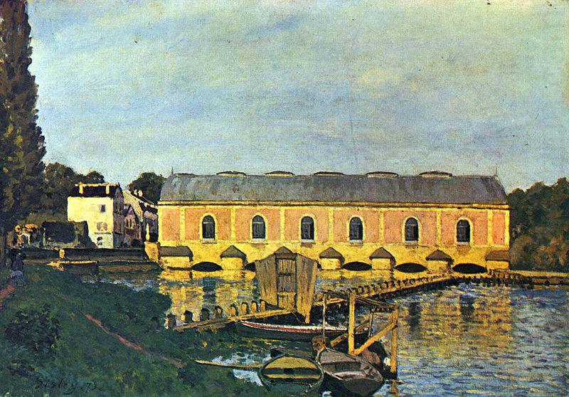 Alfred Sisley Maschinenhaus der Pumpe in Marly china oil painting image